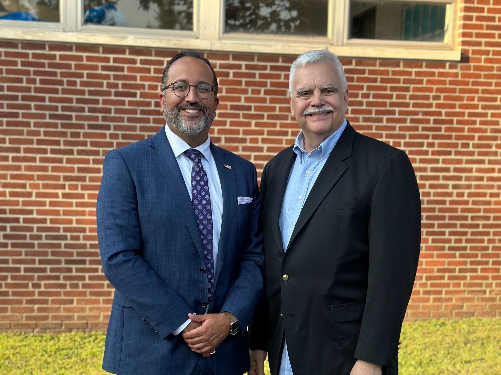 Mayor Roberto Alves and  State Rep. Bob Godfrey