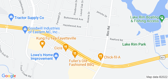 Map of business location