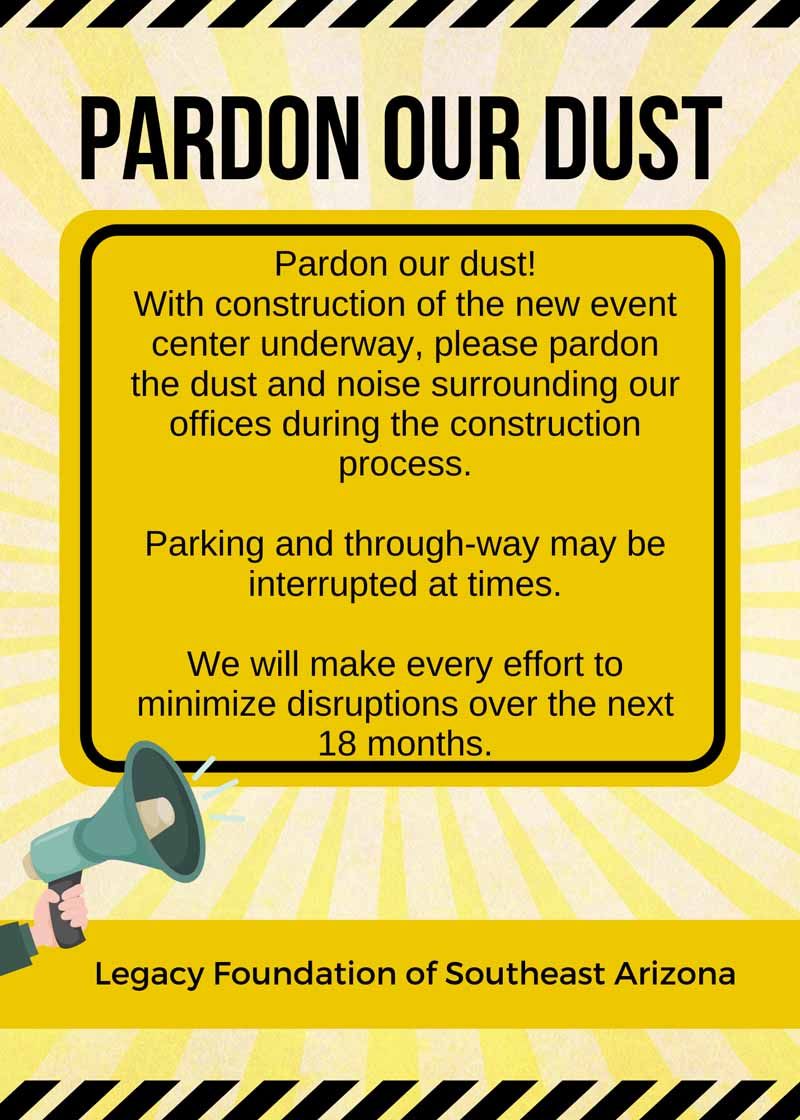 Yellow sign: