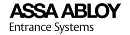 ASSA ABLOY Entrance Systems logo. Black text on white background.