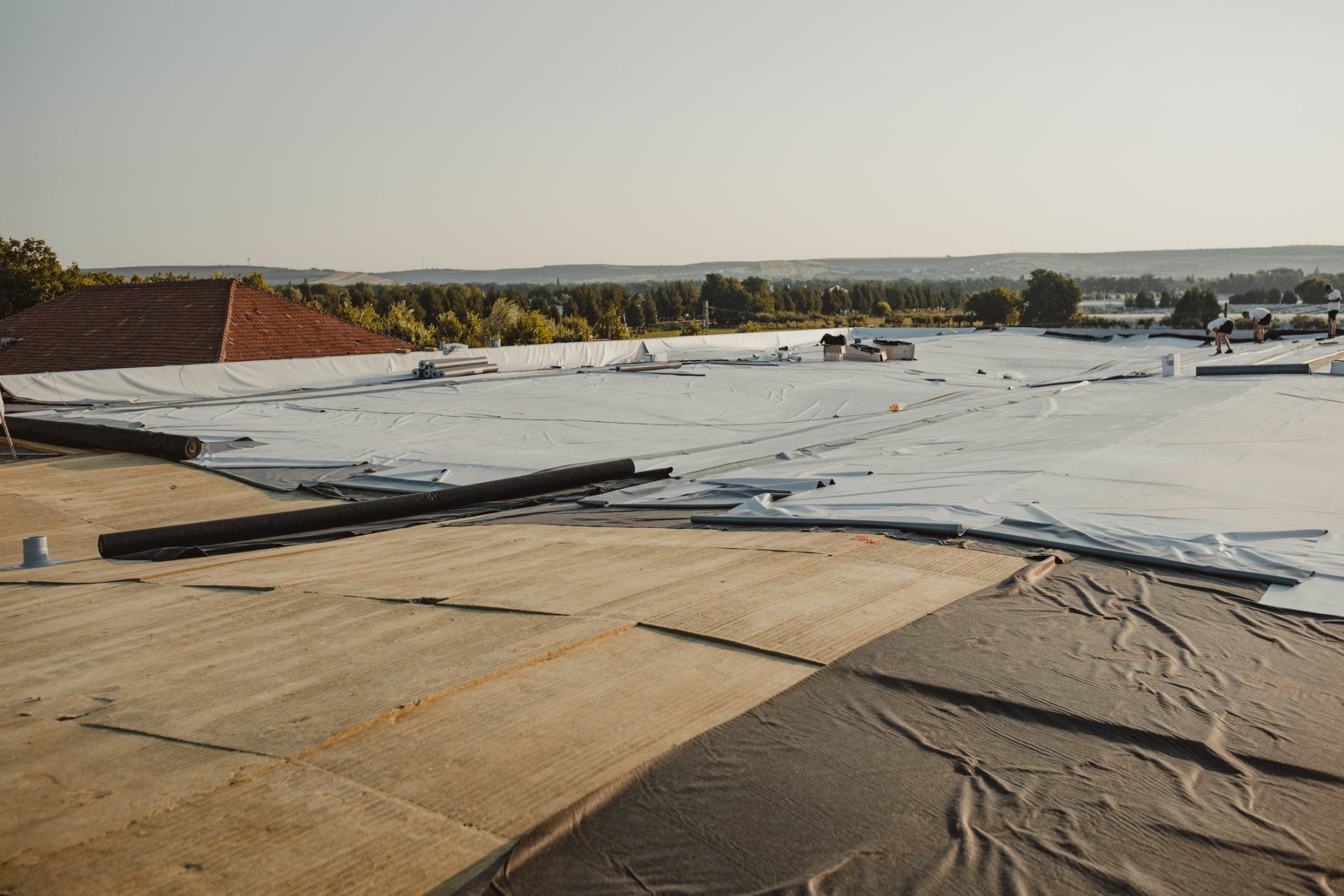 Picture of TPO Installation
