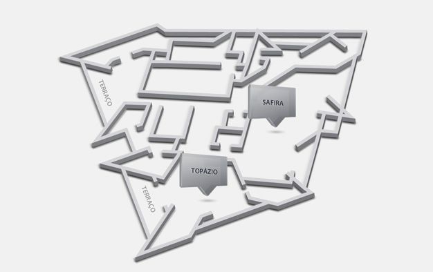 Planta das Salas de Eventos