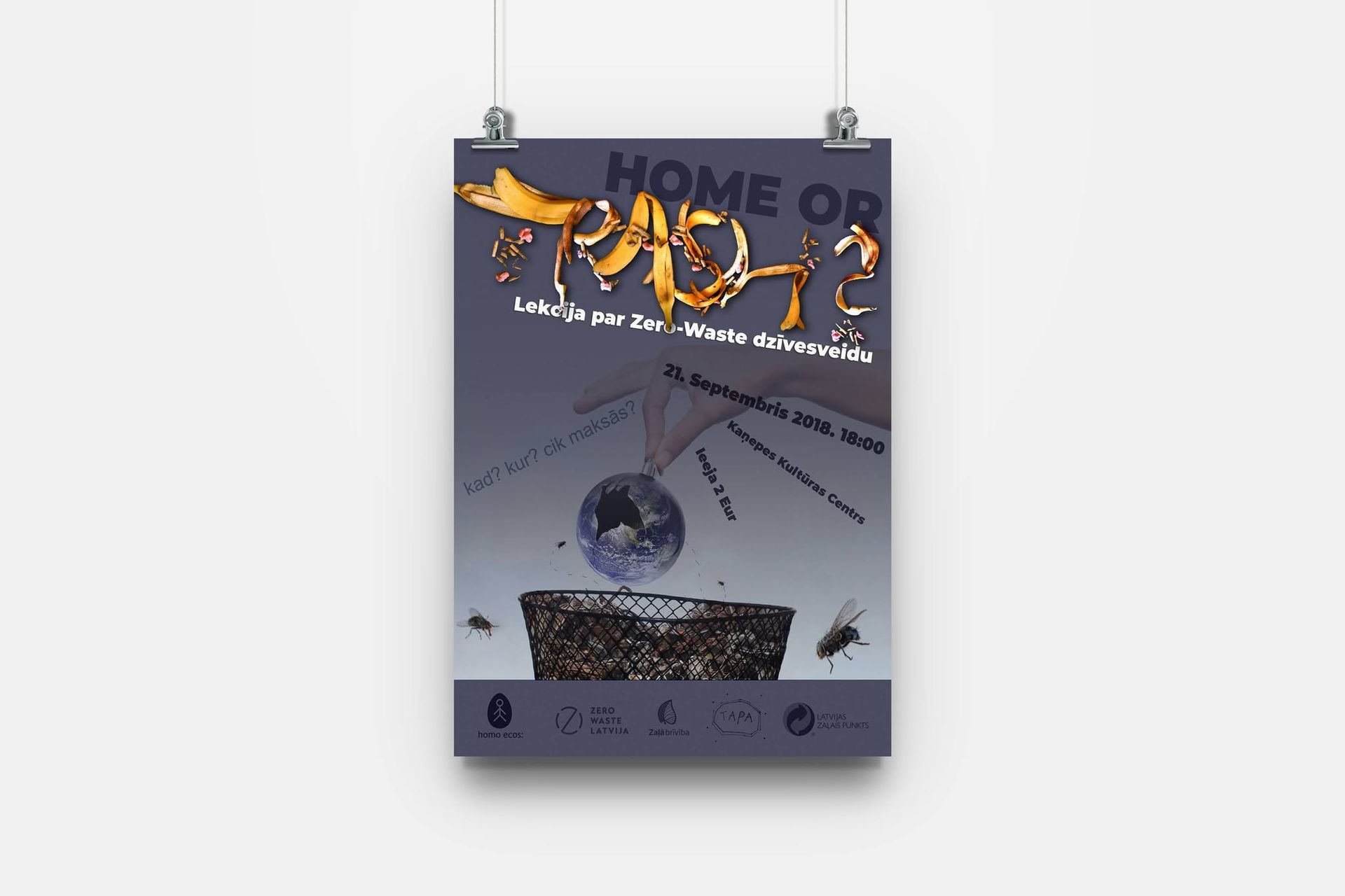 Home or Trassh Branding material