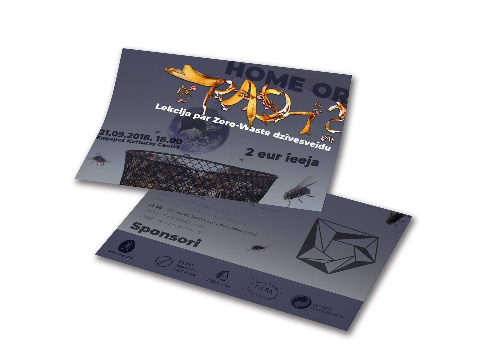 Home or Trassh Branding material