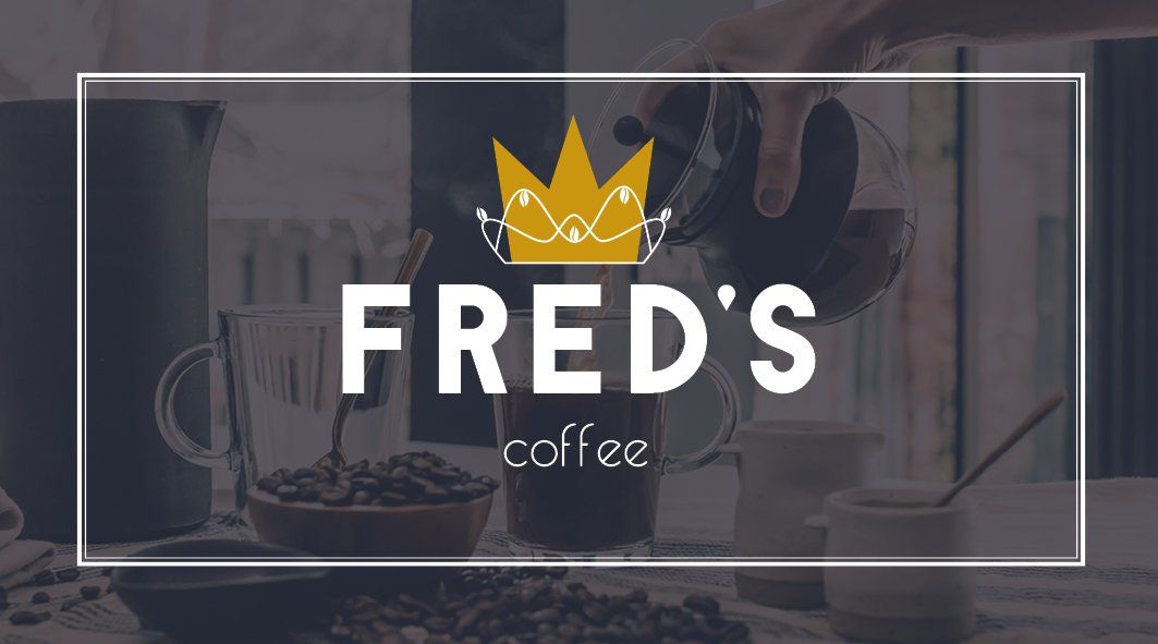 Fred's coffee branding by Danuta Mitule-Leite
