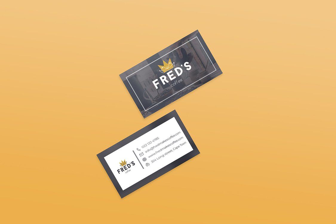 Fred's coffee branding by Danuta Mitule-Leite