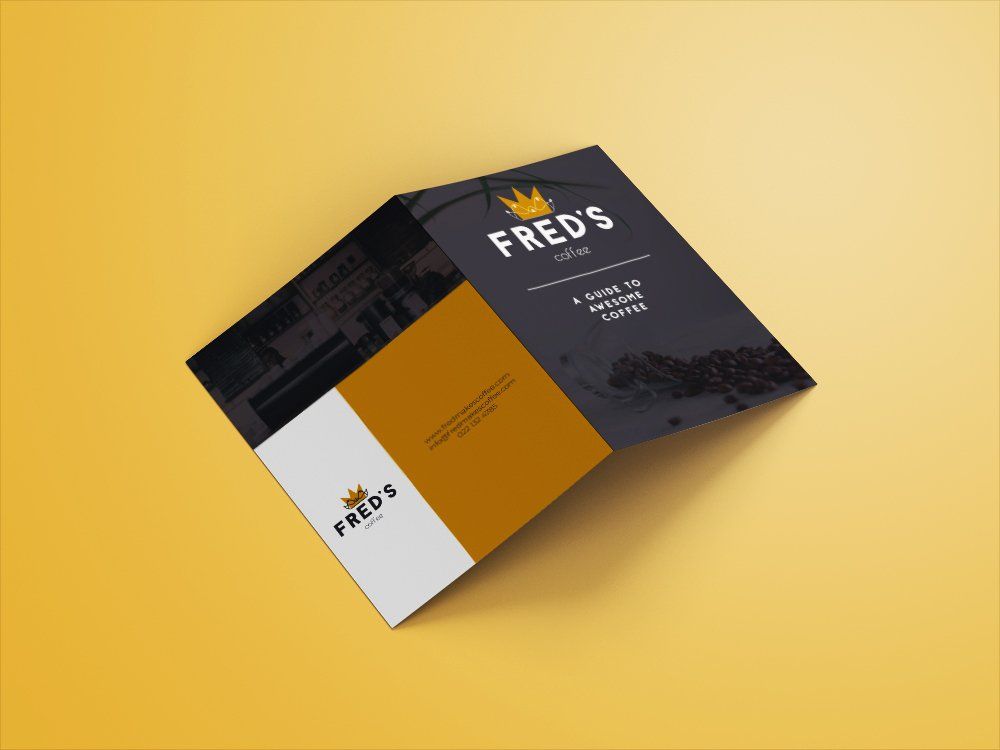 Fred's coffee branding by Danuta Mitule-Leite