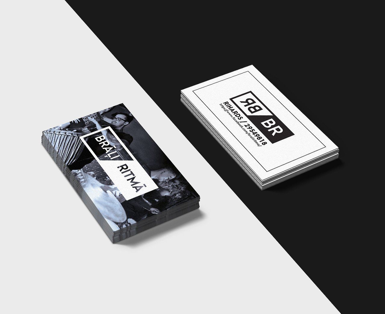 Branding for Rhythm Brothers facebook by Danuta Mitule-Leite