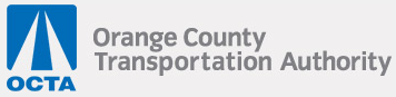 Orange County Transportation Authority logo with blue OCTA emblem and gray text
