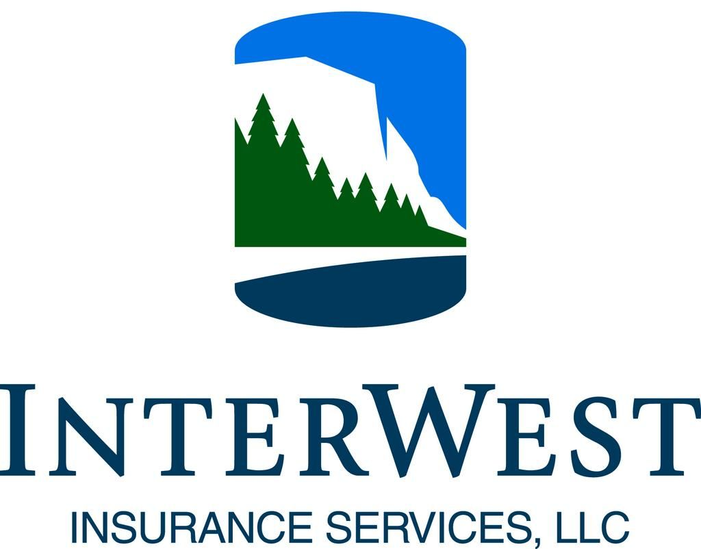 InterWest Insurance Services, LLC logo with blue and green mountain graphic