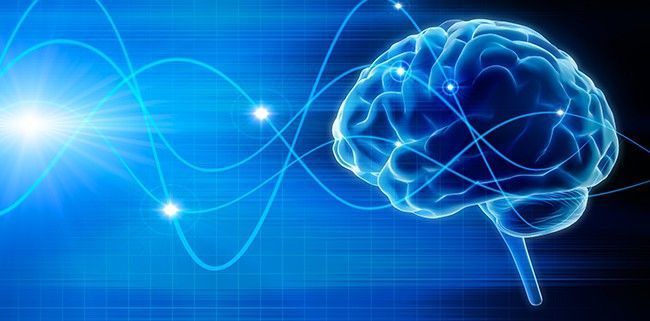 A Computer Generated Image of a Brain With Waves Coming Out of It — Mark O'Brien Chiropractic in West End, QLD
