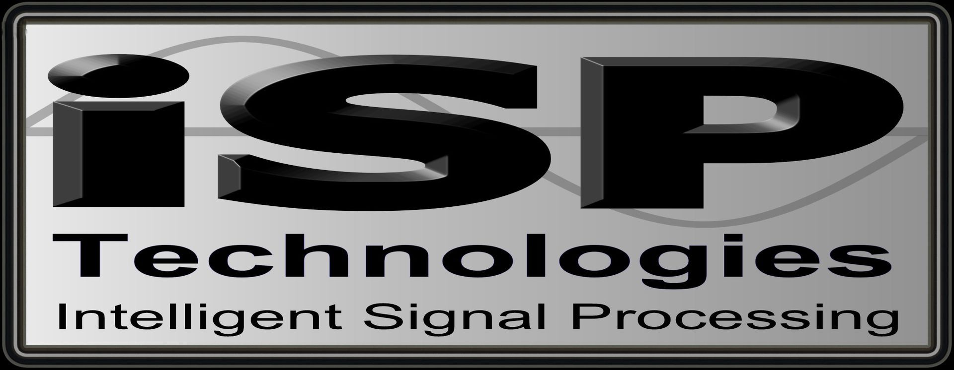 A logo for isp technologies intelligent signal processing