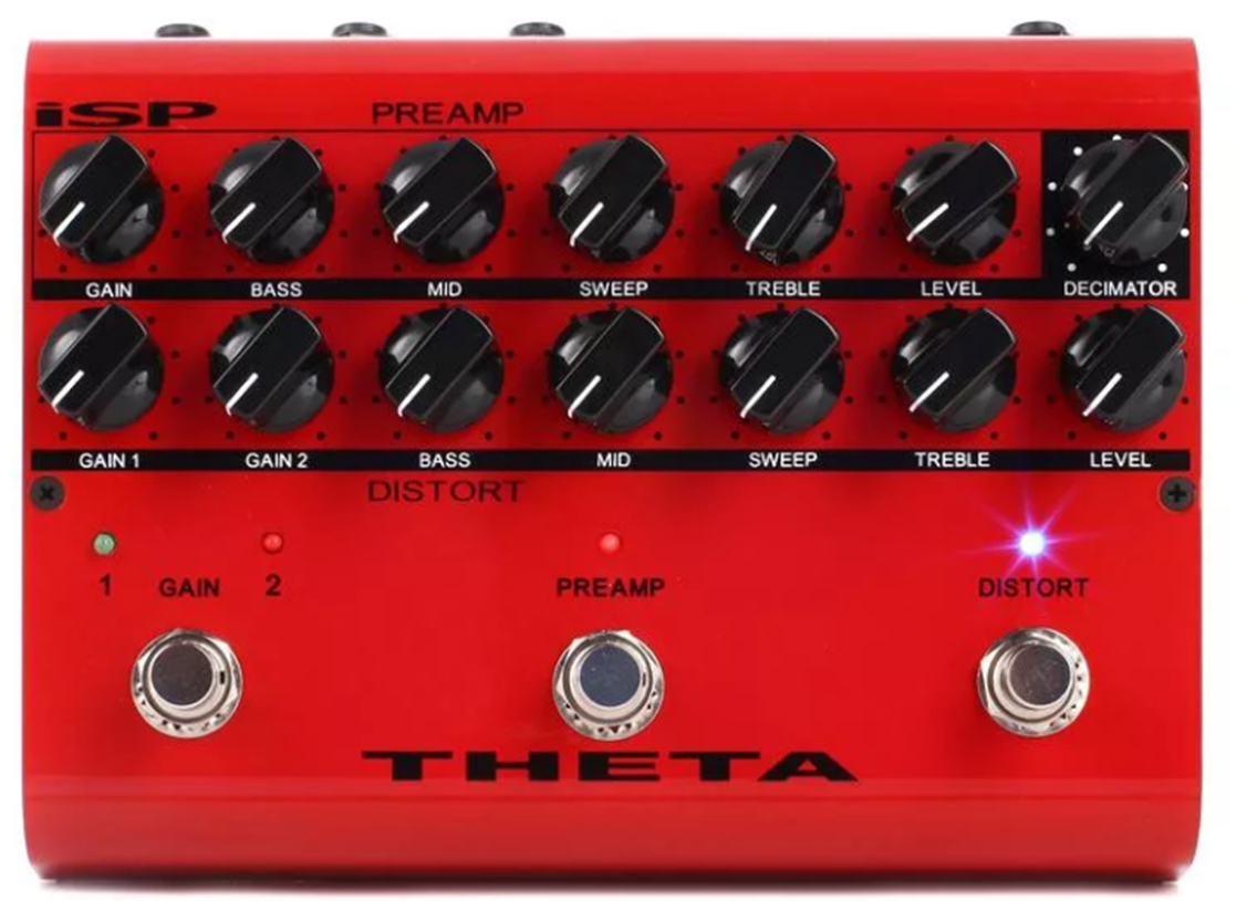 THETA PREAMP PEDAL WITH DECIMATOR NOISE REDUCTION