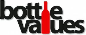 Bottle Values logo with a red bottle forming the letter “i” between black text