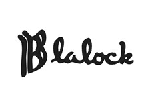Black handwritten logo reading “Blabock” on a white background