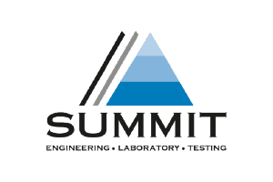 SUMMIT logo with blue mountain graphic and the text “ENGINEERING • LABORATORY • TESTING”