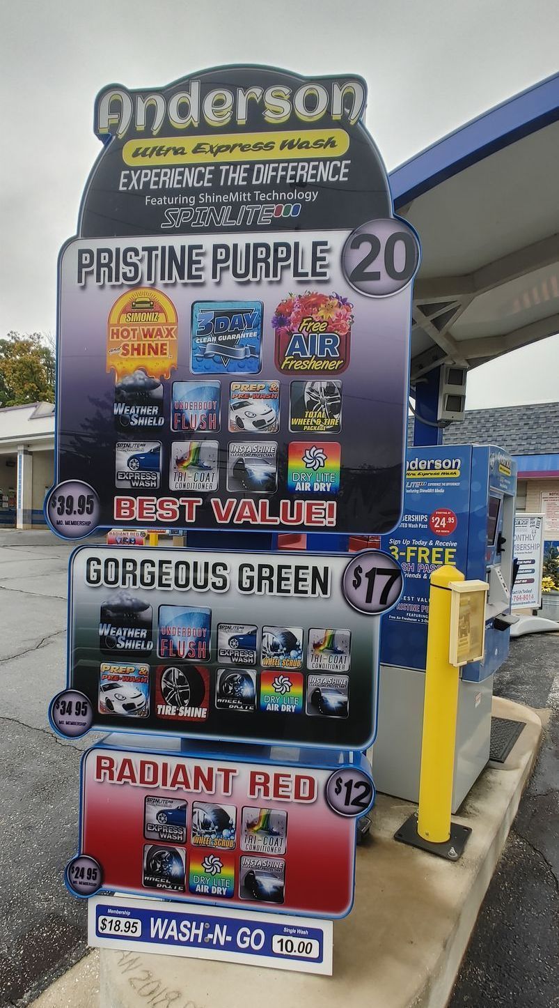 anderson carwash in dover pa
