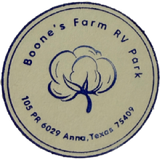 Round logo: 