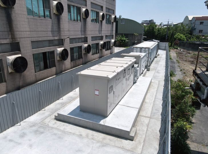 儲能實績：台南 3MW/3MWh 
