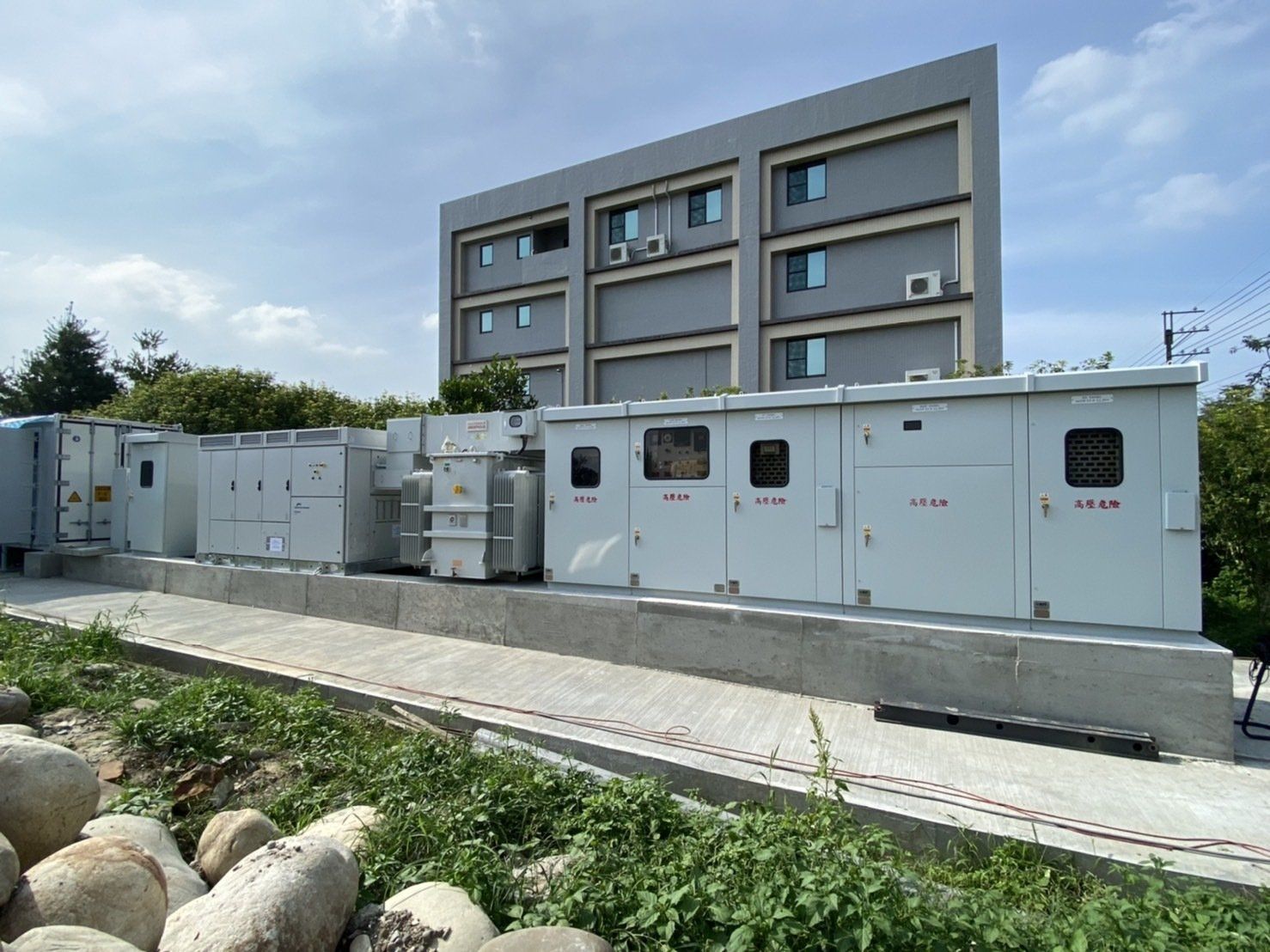 儲能實績：台中 3MW/3MWh 