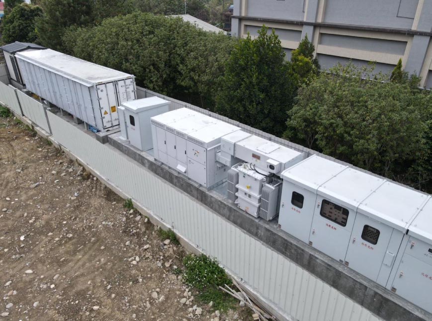 儲能實績：台中 3MW/3MWh 
