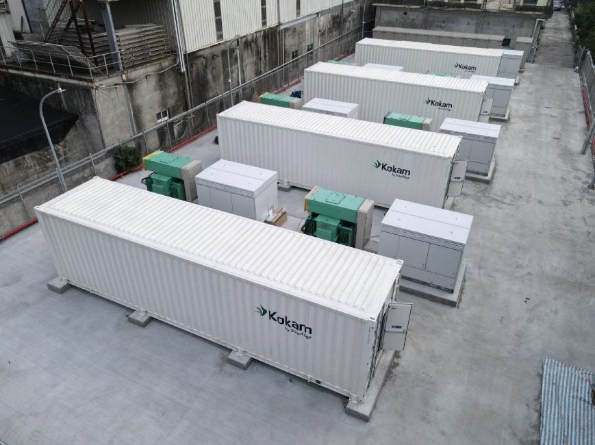 儲能實績：雲林 20MW/20.8MWh 