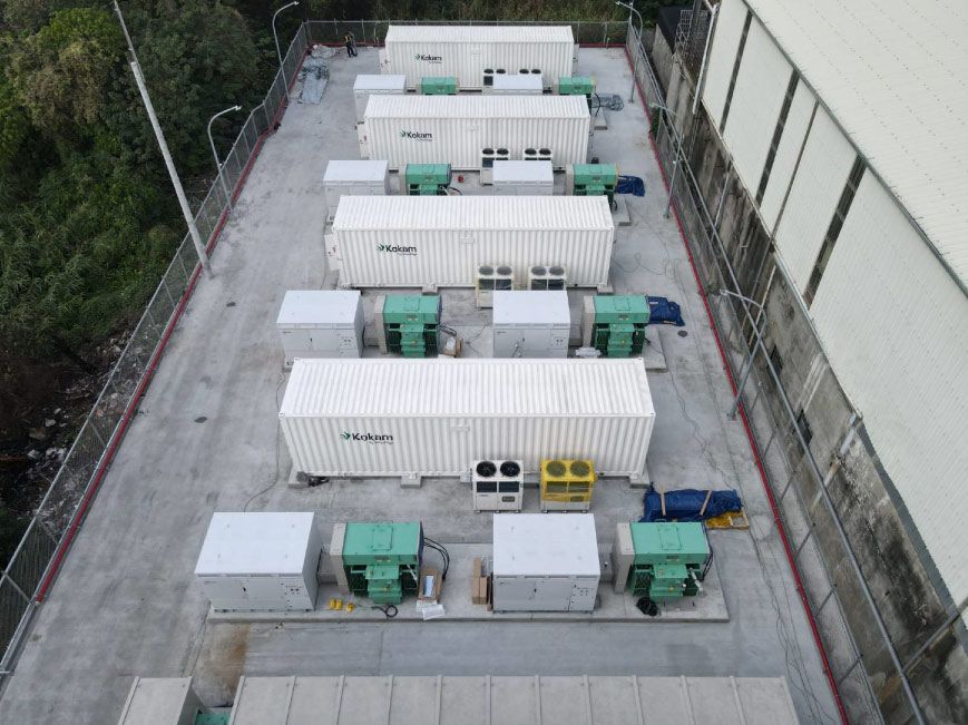 儲能實績：雲林 20MW/20.8MWh 