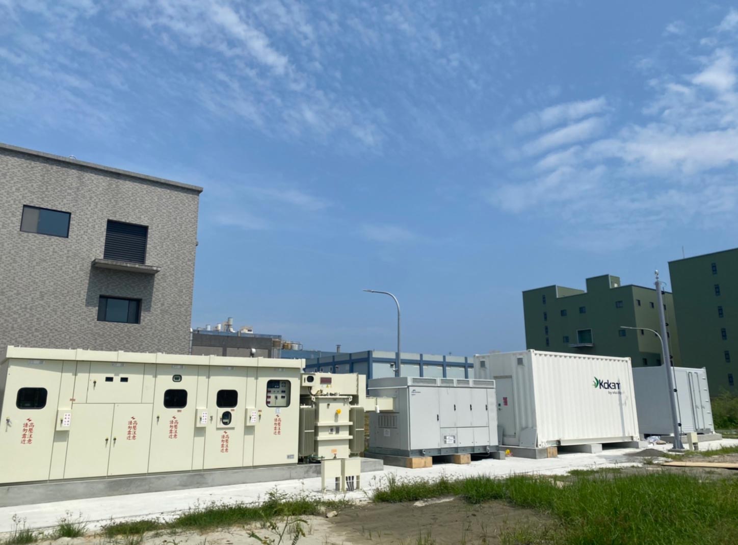 儲能實績：宜蘭 2.5MW/1.98MWh 