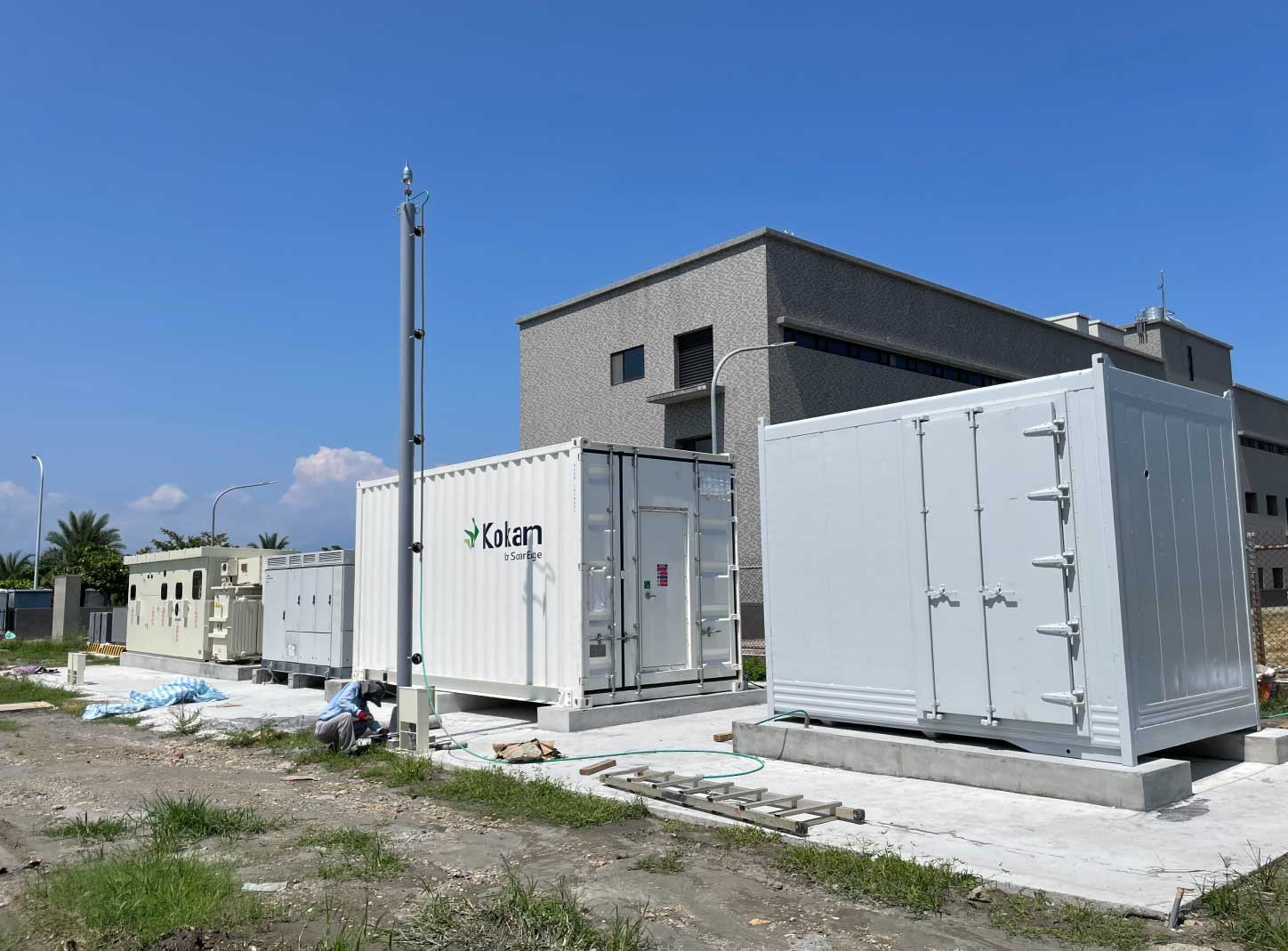 儲能實績：宜蘭 2.5MW/1.98MWh 