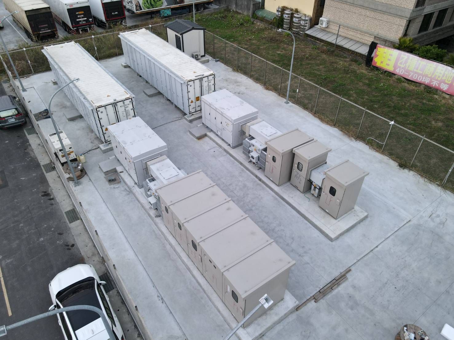 儲能實績：苗栗 2.5MW/2.6MWh 