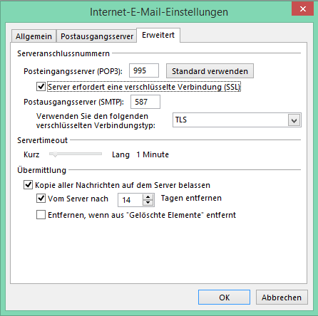 Anleitung Outlook