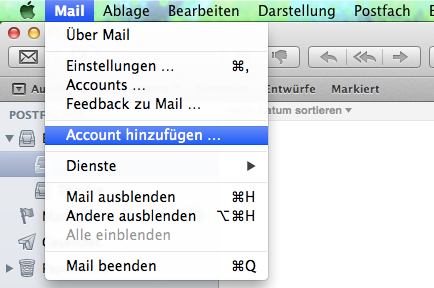 Email Apple einrichten
