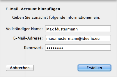 Email Apple einrichten
