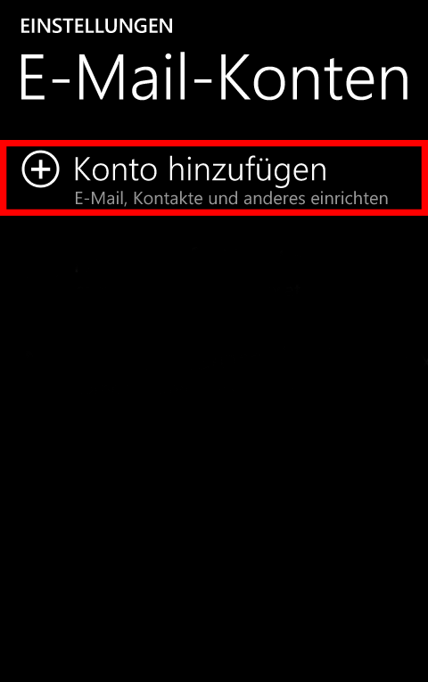 Email Einrichtung Windows