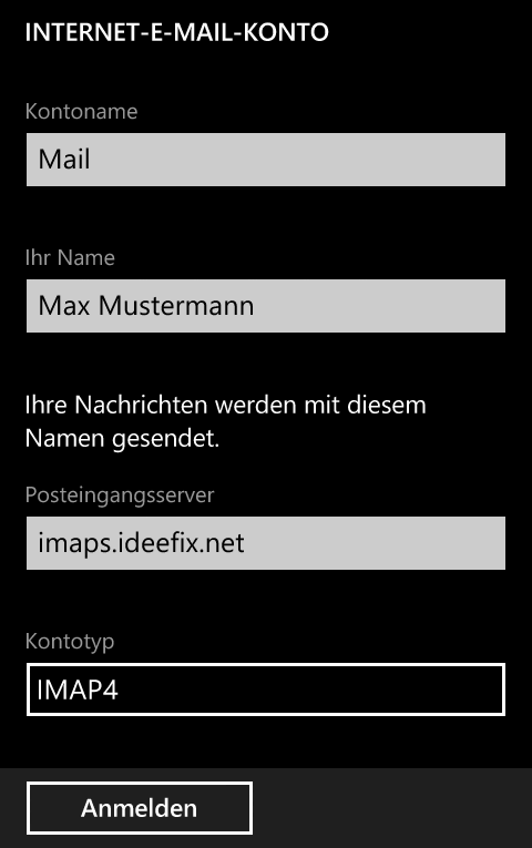 Email Einrichtung Windows
