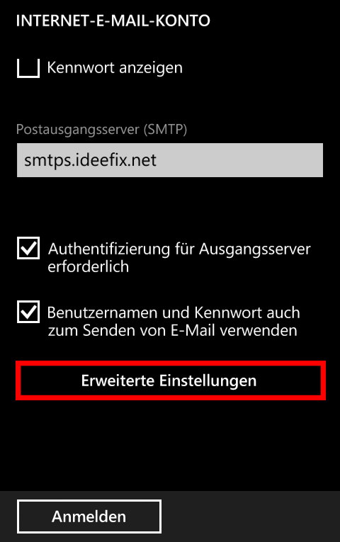Email Einrichtung Windows