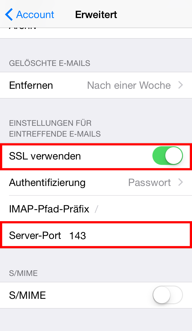 Email Einrichten Iphone