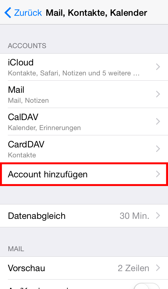 Email Einrichten Iphone