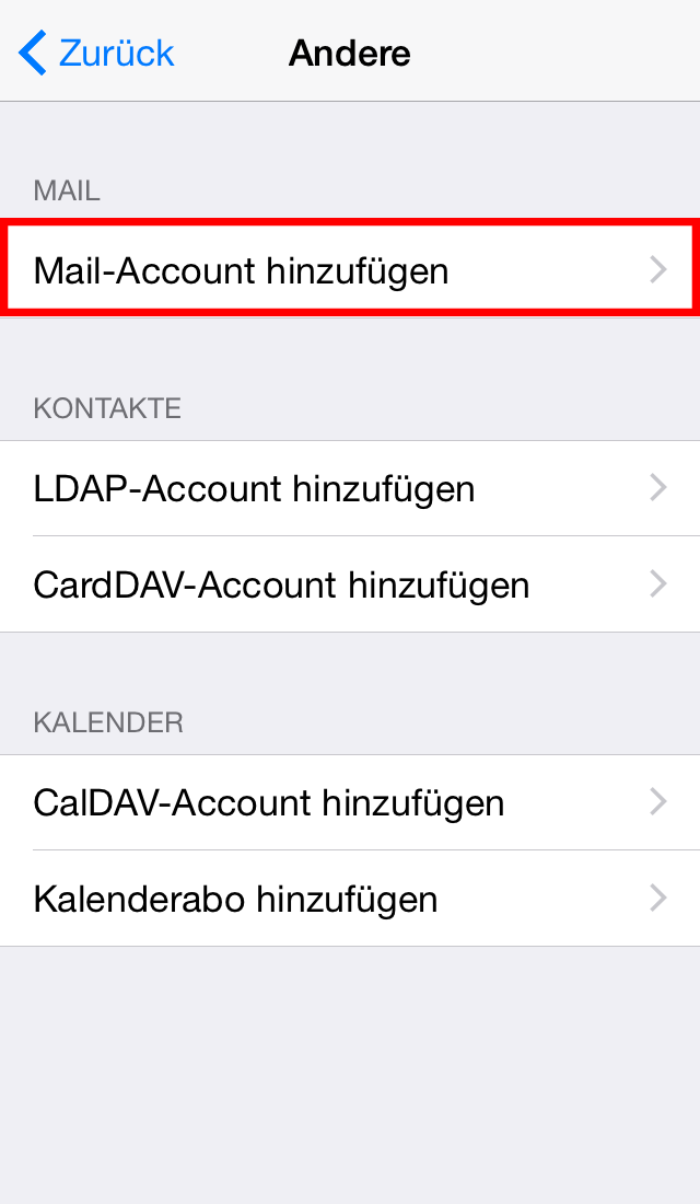 Email Einrichten Iphone