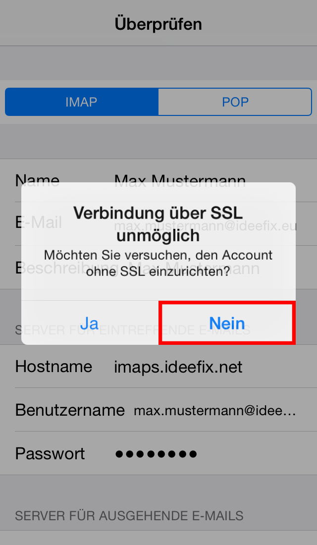 Email Einrichten Iphone