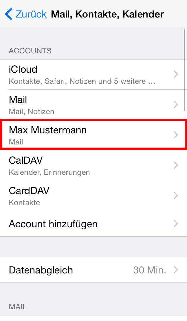 Email Einrichten Iphone