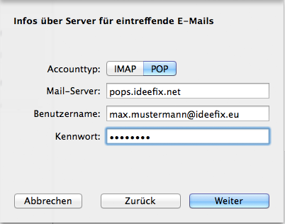 Email Apple einrichten