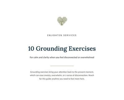 10 Grounding Exercises cover