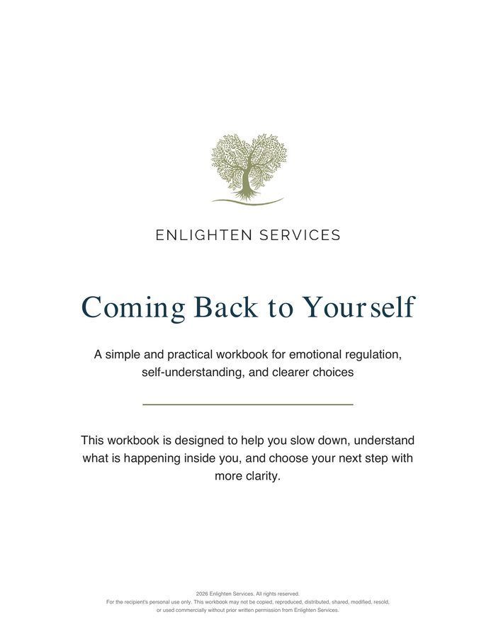 Coming Back to Yourself workbook cover