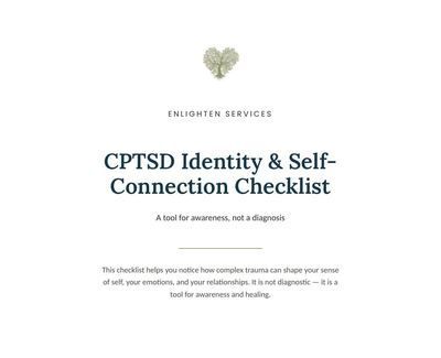 CPTSD Identity and Self-Connection Checklist cover