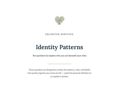 Identity Patterns cover