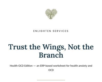 Trust the Wings Not the Branch Health OCD Edition cover
