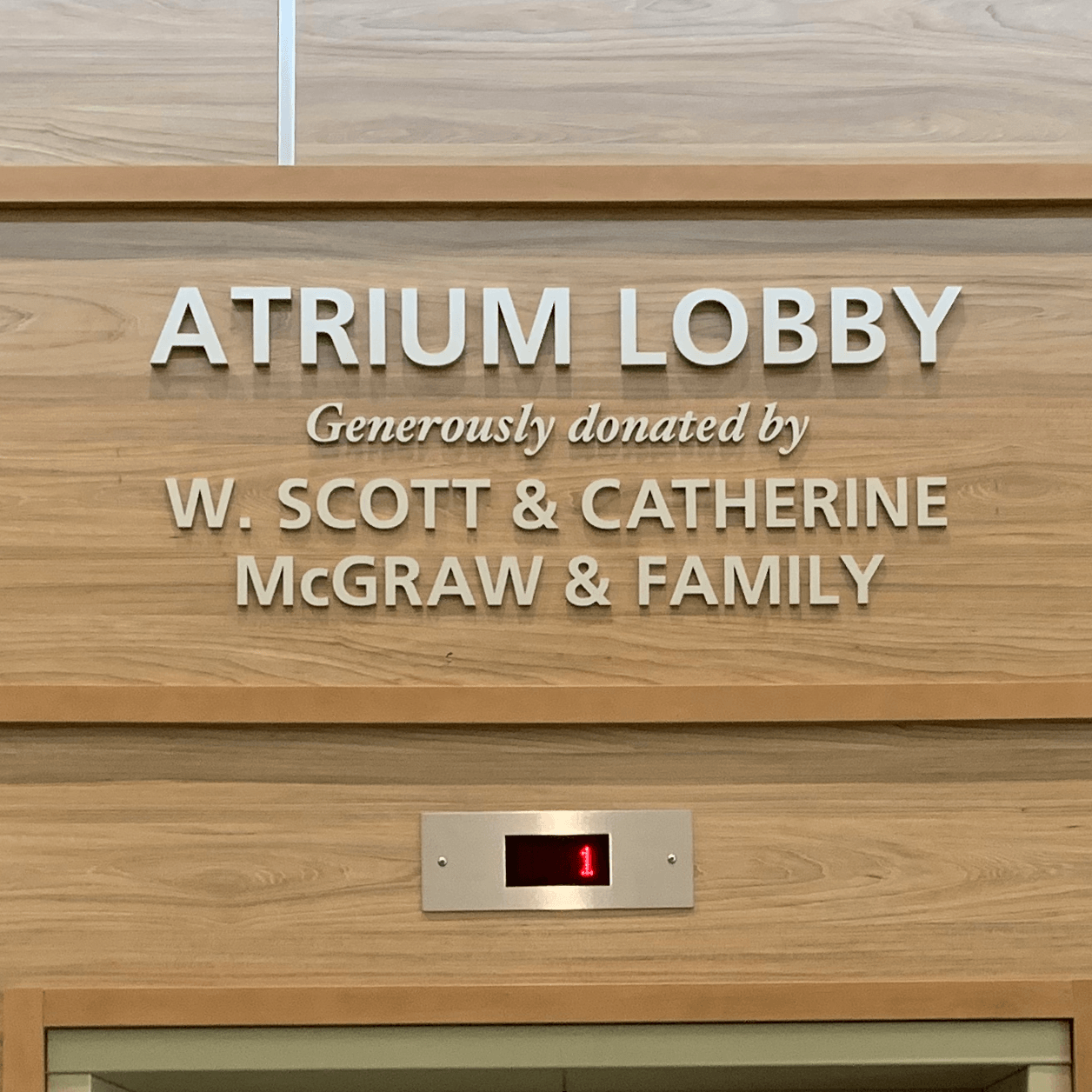 Signage for the