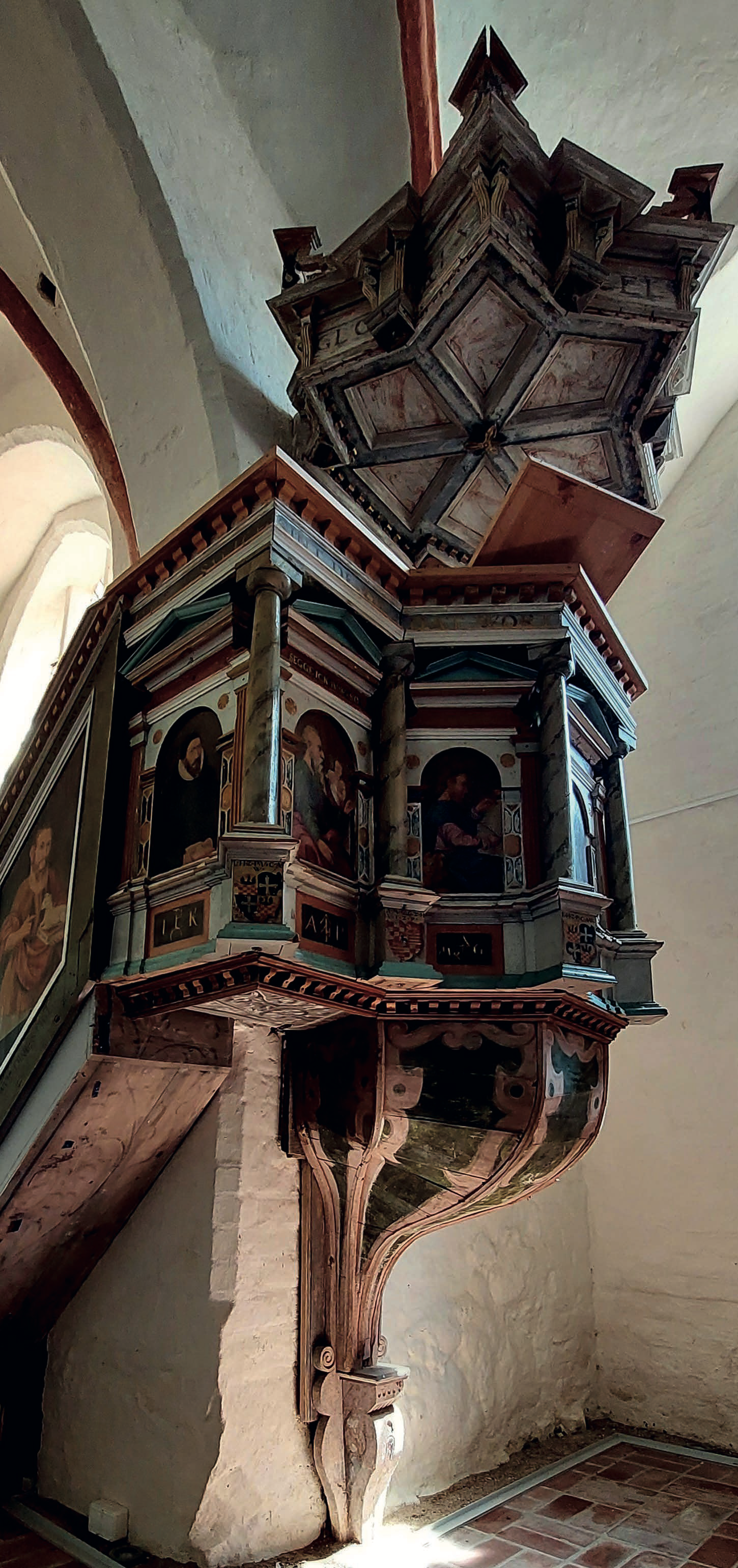 Kanzel der Kirche Lancken Granitz Kanzel der Kirche Lancken Granitz