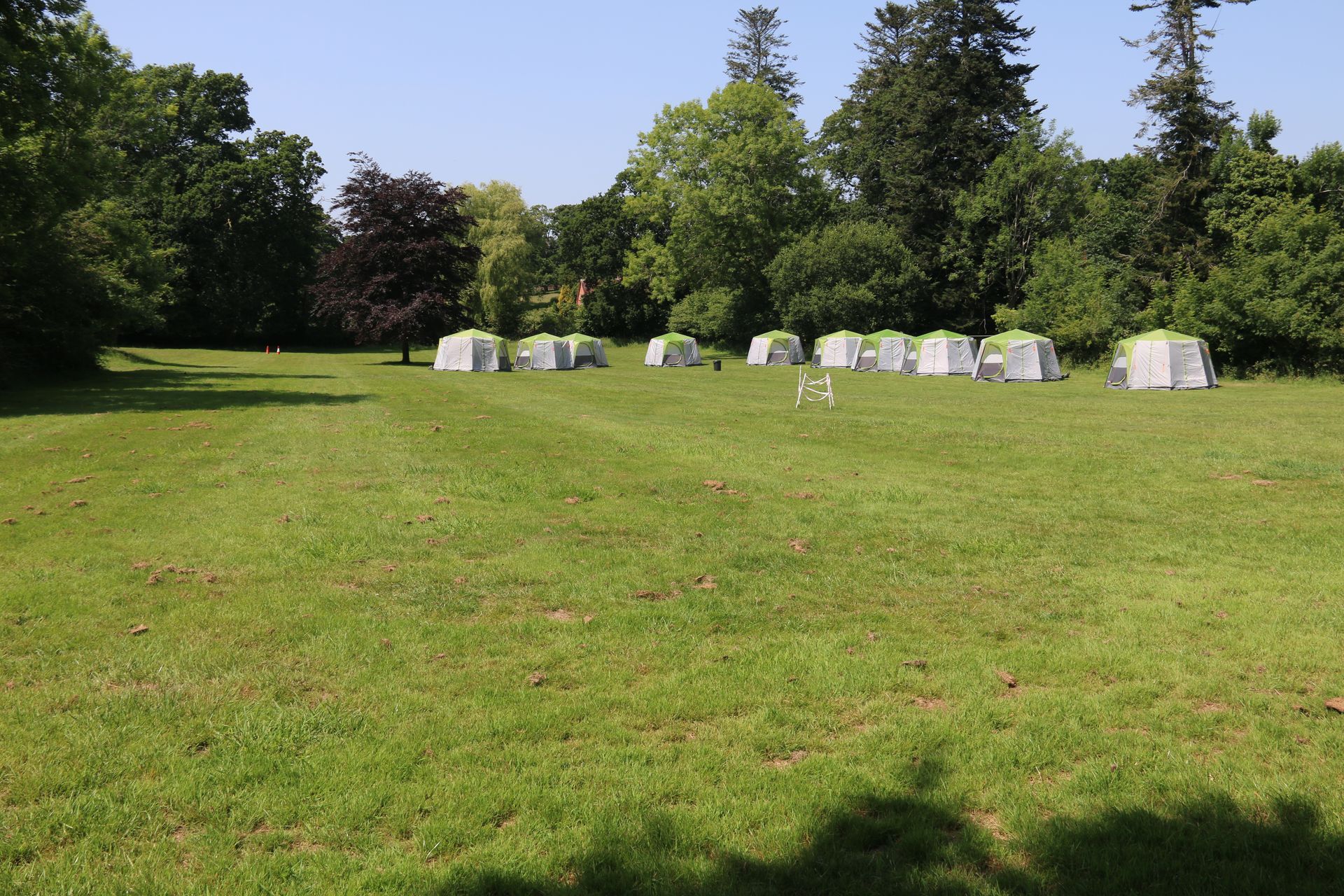 Campsite with tents
